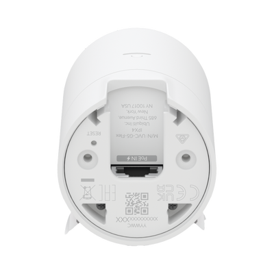UBIQUITI UVC-G5-Flex - Cámara IP PoE Para Interior & Exterior/ Resolución de 4 MP con Iluminadores IR Hasta 6 Mts/  Lente fijo/ Micrófono Integrado/ Detección de Eventos de IA