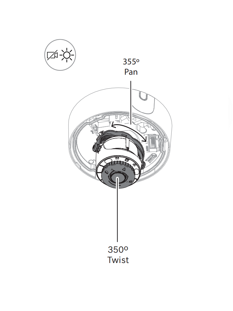 BOSCH V_NDE5703AL - Domo fijo 5MP HDR 3.2-10.5mm IP66 IR E/S