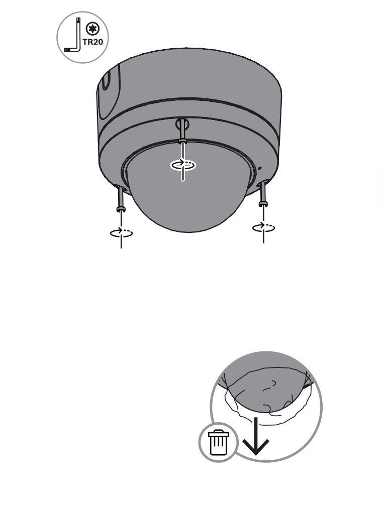 BOSCH V_NDE5703AL - Domo fijo 5MP HDR 3.2-10.5mm IP66 IR E/S