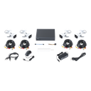 KIT TurboHD 1080p / DVR 4 canales / 4 Cámaras Bala de Metal / H.265+ / 1 Fuente de Poder Profesional / Accesorios de Instalación