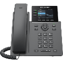 Teléfono IP Grado Operador / 3 Líneas / 12 Botones Virtuales Multiuso / Pantalla LCD 2.8 Pulgadas / Puertos Gigabit con PoE / Audio HD / Compatible con GDMS