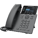 Teléfono IP Grado Operador / 3 Líneas / 12 Botones Virtuales Multiuso / Pantalla LCD 2.8 Pulgadas / Puertos Gigabit con PoE / Audio HD / Compatible con GDMS
