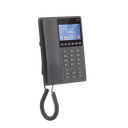 Teléfono IP Hotelero con pantalla LCD a color, 2 líneas SIP con 2 cuentas, codec Opus, IPV4/IPV6, color negro, con gestión en la nube GDMS