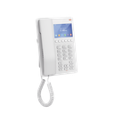 Teléfono IP Hotelero con pantalla LCD a color, 2 líneas SIP con 2 cuentas, codec Opus, IPV4/IPV6, color blanco, con gestión en la nube GDMS