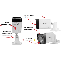 [Audio Bidireccional + Dual Light + ColorVu] Bala TURBOHD 2 Megapixel (1080p) / Lente 2.8 mm / 30 mts IR EXIR + 20 mts Luz Blanca / Micrófono y Bocina Integrado / Exterior IP67 / Metal / dWDR