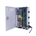 Fuente de poder profesional HEAVY DUTY de 11 - 15 Vcc @ 20 Amper, para 18 cámaras, con voltaje de entrada de: 110-220 Vca