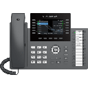 TELÉFONO IP PROFESIONAL DE 12 LÍNEAS / 24 TECLAS DE EXTENSIÓN PROGRAMABLES / WI-FI 6 / POE INTEGRADO / PANTALLA LCD 4.3 PULGADAS / SEGURIDAD DE NIVEL EMPRESARIAL / BLUETOOTH INTEGRADO / COMPATIBLE CON GDMS / AUDIO HD CON NOISE-SHIELD