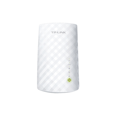 Repetidor / Extensor de Cobertura WiFi AC, 750 Mbps, doble banda 2.4 GHz y 5 GHz, con 1 puerto 10/100 Mbps