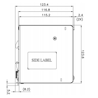 DAHUA DRL-48V120W1AAD - Fuente de Alimentación de 48 VDC/2.5 Ampers/ Instalación Sobre Riel Din/ para Switch PFS4210-8GT-DP