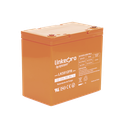 Batería 12 Vcc / 55 Ah / UL / Tecnología AGM-VRLA / Retardo a la flama / Para uso en equipo electrónico, Alarmas de Intrusión / Incendio/ Control de acceso / Video Vigilancia / T2