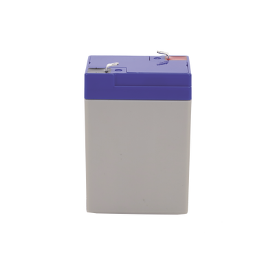 Batería 6 Vcc / 4.5 Ah / UL / Tecnología AGM-VRLA / Para uso en equipo electrónico, Alarmas de Intrusión / Incendio/ Control de acceso / Video Vigilancia / Terminales F1 ( Incluye adaptador para terminal F2 )  y F2.