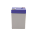 Batería 6 Vcc / 4.5 Ah / UL / Tecnología AGM-VRLA / Para uso en equipo electrónico, Alarmas de Intrusión / Incendio/ Control de acceso / Video Vigilancia / Terminales F1 ( Incluye adaptador para terminal F2 )  y F2.
