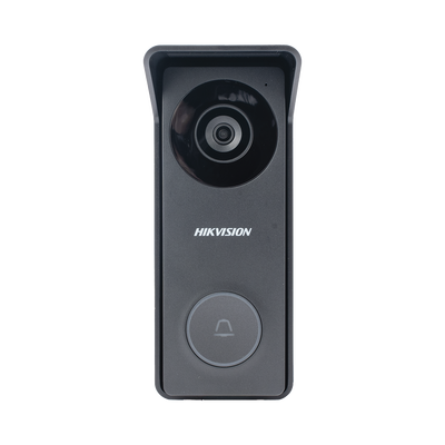 Kit de Videoportero Hibrido TurboHD con Pantalla LCD touch de 7" Wi-Fi / Frente de Calle para Exterior Metalico / 720p (1 Megapíxel )130° de Visión (Gran Angular) / Llamada a App Hik-Connect