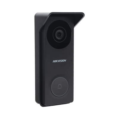 Kit de Videoportero Hibrido TurboHD con Pantalla LCD touch de 7" Wi-Fi / Frente de Calle para Exterior Metalico / 720p (1 Megapíxel )130° de Visión (Gran Angular) / Llamada a App Hik-Connect