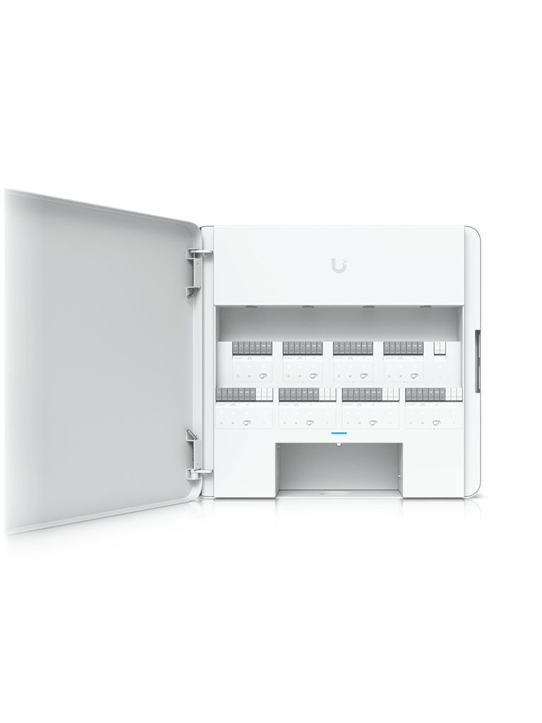 UBIQUITI EAH-8 - Control de Acceso Empresarial con Soporte para Baterías, 8 Terminales de Salida