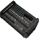 Mezcladora de Audio Amplificada | 12 Canales | Amplificador de Alta Eficiencia 2x630W | Efectos Integrados | 4/8 Ohms