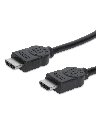 MANHATTAN - 306133 - Cable HDMI de Alta Velocidad / 4K@30Hz, 3D, HDMI Macho a HDMI Macho, Blindado, Negro, 5 m (16.5 ft.)
