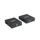 Extensor USB 3.0 | Hasta 100 m por CAT6a | PoC Bidireccional 24 Vcc | RS-232 | 4x USB-A 