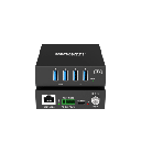 Extensor USB 3.0 | Hasta 100 m por CAT6a | PoC Bidireccional 24 Vcc | RS-232 | 4x USB-A 
