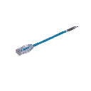 Cable de Parcheo TX6, UTP Cat6, Diámetro Reducido (28AWG), Color Azul, 30 m