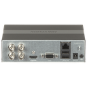 (eDVR) DVR 2 Megapíxel (1080P) Lite / 4 Canales TURBOHD + 1 Canal IP /  Hasta 1 Mes de Grabación / Unidad de Estado Solido Incluido / H.265+ / ACUSENSE Lite (Evita Falsas Alarmas) / Diseño Ultra Compacto / Extra Silencioso /  eSSD de 