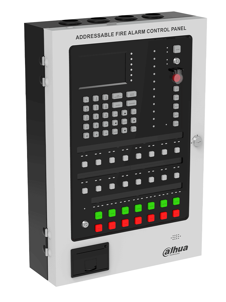 DAHUA WISUALARM HY-1022 - Panel de Detetección de Incendio Direccionable/ 254 Dispositivos 2 Hilos sin Polaridad/ Pantalla de 4.3"/ Largo Historial de Eventos/ Protección contra cortocircuito, circuito abierto y sobrecorriente/ #LoNuevo #MCI1