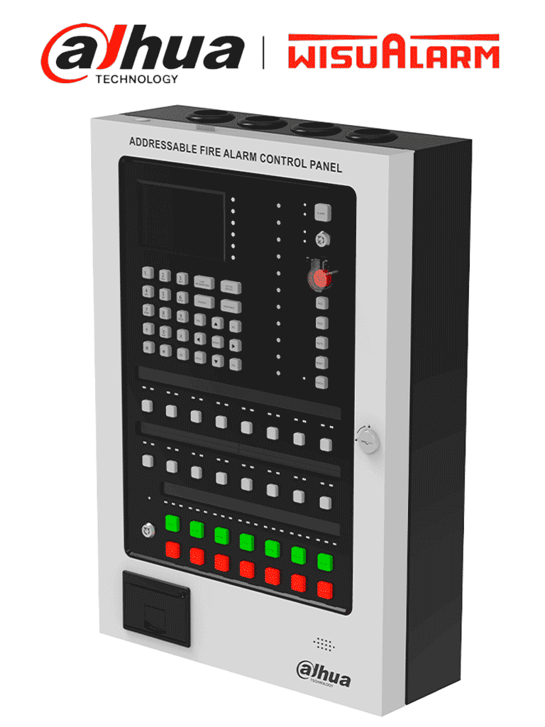 DAHUA WISUALARM HY-1022 - Panel de Detetección de Incendio Direccionable/ 254 Dispositivos 2 Hilos sin Polaridad/ Pantalla de 4.3"/ Largo Historial de Eventos/ Protección contra cortocircuito, circuito abierto y sobrecorriente/ #LoNuevo #MCI1