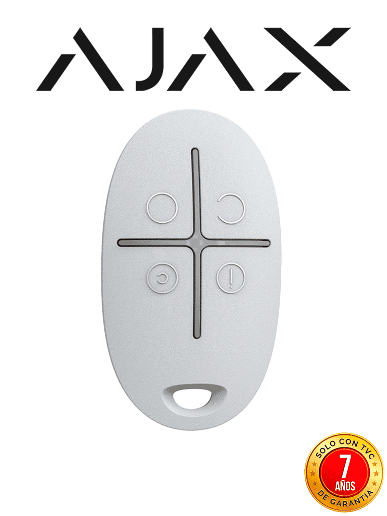 AJAX KIT RES KEYPADCOMBI - Panel de alarma Ethernet/4G color Blanco/ APP “AJAX PRO” iOS y Android, 1 sensor de movimiento, 1 detector para puerta/ventana, 1 Teclado táctil inalám con sirena incluida y lector DESFire, 1 Llavero inalám #CONEXION #NUEVOKIT