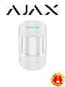 AJAX KIT RES KEYPADCOMBI - Panel de alarma Ethernet/4G color Blanco/ APP “AJAX PRO” iOS y Android, 1 sensor de movimiento, 1 detector para puerta/ventana, 1 Teclado táctil inalám con sirena incluida y lector DESFire, 1 Llavero inalám #CONEXION #NUEVOKIT