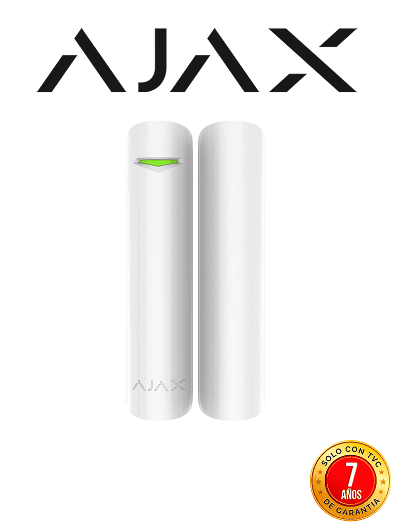 AJAX KIT RES KEYPADCOMBI - Panel de alarma Ethernet/4G color Blanco/ APP “AJAX PRO” iOS y Android, 1 sensor de movimiento, 1 detector para puerta/ventana, 1 Teclado táctil inalám con sirena incluida y lector DESFire, 1 Llavero inalám