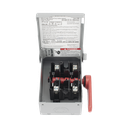  Interruptor de seguridad cerrado de doble ruptura. Interruptor de serie A, 2 polos, 2 hilos sin fusible, uso general.