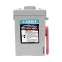  Interruptor de seguridad cerrado de doble ruptura. Interruptor de serie A, 2 polos, 2 hilos sin fusible, uso general. Nema 3R