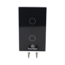 (ZigBee) Apagador switch inalámbrico ZigBee, control de 2 regresos de carga, 110V