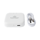 (ZigBee) Controlador HUB para dispositivos ZigBee, conexión Bluetooth y antena Wifi, compatible con Alexa y GoogleHome y cámaras IP SmartHome by Epcom