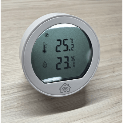 (ZigBee) Sensor de temperatura y humedad con pantalla de consulta, inalambrico ZigBee