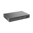 4 en 1: Firewall, Router, PBX IP, Switch 10 Puertos Gigabit (4 PoE) + 2 Puertos SFP 2.5 Gigabit