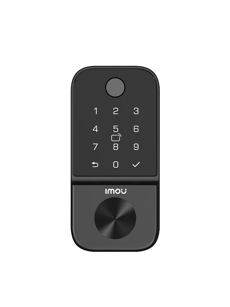 ASL-Cubo1 Cerradura Inteligente Imou, Chapa Digital, Registro de 50 Huellas, Wifi, para Exterior, Tarjeta Mifare, Constraseña de Visitante.