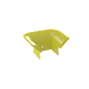 Accesorio de Control de Radio de Curvatura, Para Bajadas de Cable con Canaletas FiberRunner 4x4, Color Amarillo