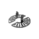 Accesorio para Montaje Universal para Cámara Domo | Soporte de 125 mm de Diámetro |Estructura Robusta | Contemplar como accesorios SDJH111 y SDJH144