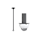 Accesorio para Montaje Universal para Cámara Domo | Soporte de 125 mm de Diámetro |Estructura Robusta | Contemplar como accesorios SDJH111 y SDJH144