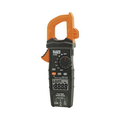 Amperímetro Digital de Gancho con Media Cuadrática Real de Rango Automático de 600 A CA.