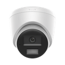 [Dual Light] Turret IP de 2 Megapixel   / Lente 2.8 mm /  Ángulo de visión 101° / 20 mts IR + 15 mts Luz Blanca / Micrófono Integrado / ACUSENSE Lite /  Exterior IP67 / PoE / dWDR / H.265+ / ONVIF