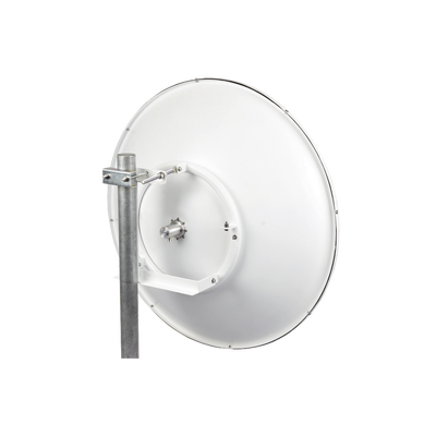 Antena Direccional de alto rendimiento / diámetro  de 60 cm / 5.9-7.2 GHz / Ganancia 30 dBi / SLANT de 45 ° y 90 ° / Ideal para 30 km / Conector N-Hembra / Montaje  y jumpers incluidos.