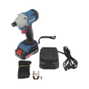 Atornillador de Impacto de 1/4 in. sin escobillas de 20V, incluye Batería de 2.0 Ah y Maletín
