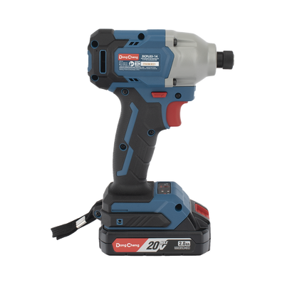 Atornillador de Impacto de 1/4 in. sin escobillas de 20V, incluye Batería de 2.0 Ah y Maletín