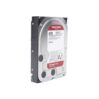 Disco Duro Red de 6TB / 5400 RPM / Optimizado para NAS / Uso 24-7 / 3 Años de Garantia