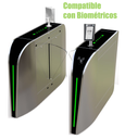  ZKTECO FBL300 - Barrera Peatonal Retraible / Bidireccional /
