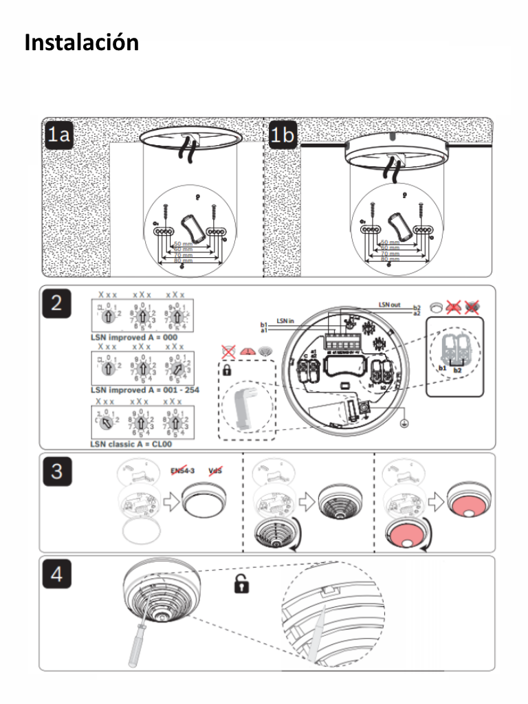 BOSCH F_FNM420ABSWH - Sirena de base para interiores color blanco