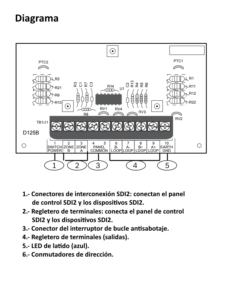BOSCH I_B308 - Modulo de expansion 8 salidas / Conexion