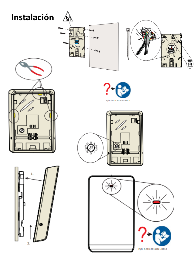 BOSCH I_B810 - Receptor inalambrico RADION / Senal  RF
